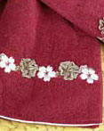Cherry Blossoms Embroidered Towels