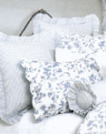 Brighton Blue Toile by C & F Luxury Quilts