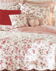 Brighton Red Toile by C & F Luxury Quilts