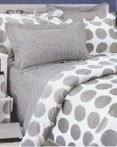 Grey Circles by Longtex