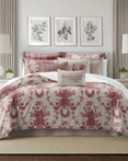 Country Lane Crimson by 6ix Tailors Fine Linens